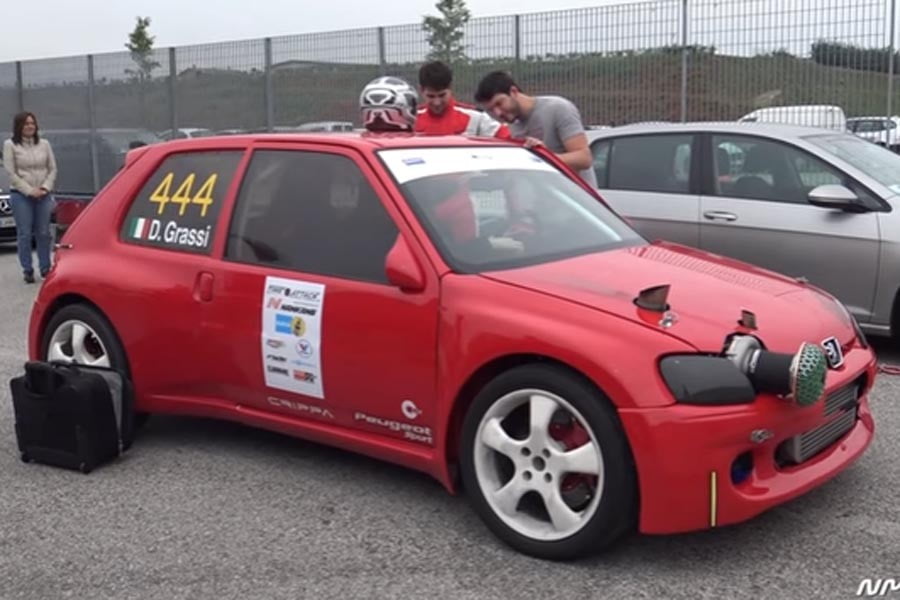 Βόλτα με τρομακτικό Peugeot 106 500 ίππων (+video)