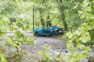 Ότι απέμεινε από επικίνδυνη βόλτα με BMW M2