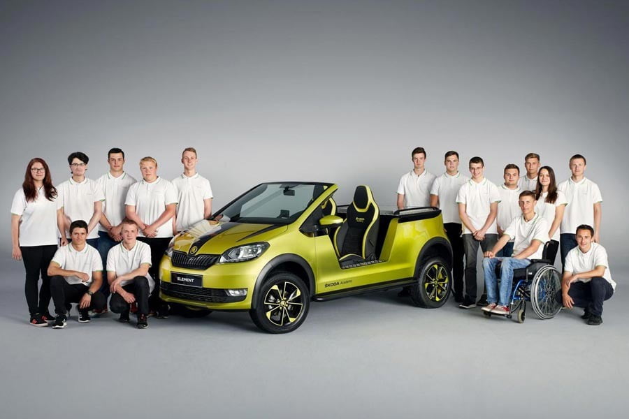 Όταν οι σπουδαστές του σχολείου της Skoda έχουν κέφια