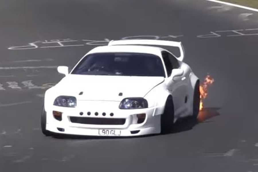 Δαιμονισμένη Toyota Supra 800+ PS στην… πράσινη κόλαση (+video)