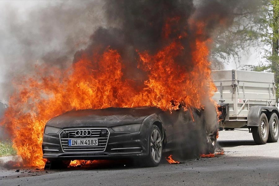 Λαμπάδιασε Audi A7 στις δοκιμές εξέλιξης