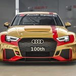 Με εντυπωσιακό χρυσό αμάξωμα το 100στό αγωνιστικό Audi RS 3