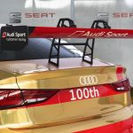 Με εντυπωσιακό χρυσό αμάξωμα το 100στό αγωνιστικό Audi RS 3