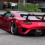 Όταν το Honda NSX έπεσε στα χέρια της Liberty Walk (+video)