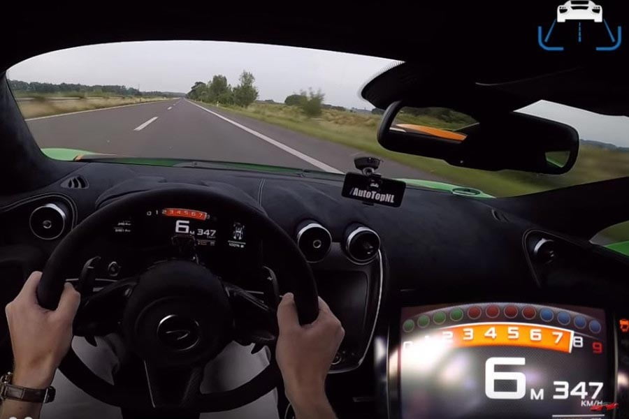 McLaren 570S πιάνει 347 χλμ./ώρα στην Autobahn (+video)