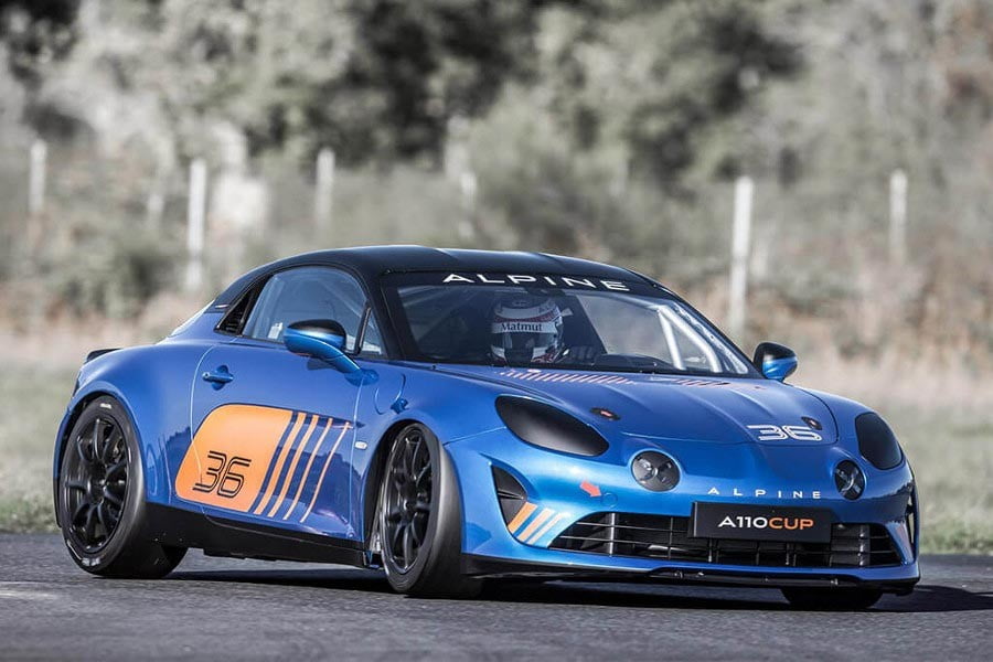 Alpine A110 Cup για αγώνες πίστας