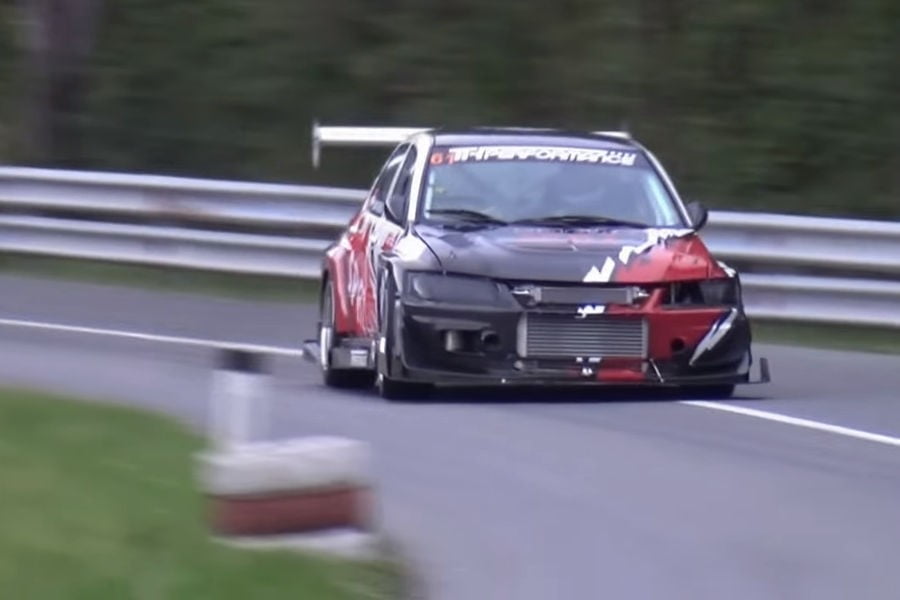 Κτήνος Mitsubishi Lancer Evo IX με 820 ίππους στις αναβάσεις (+video)