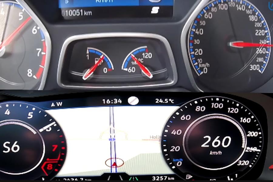 Ford Focus RS vs VW Golf R: Μάχη ρόδα με ρόδα (+video)