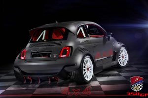 «Τουμπανιασμένο» Fiat 500 με 350 ίππους και τετρακίνηση