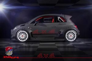 «Τουμπανιασμένο» Fiat 500 με 350 ίππους και τετρακίνηση