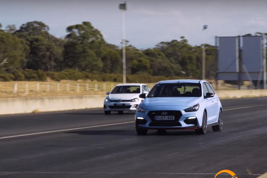 Hyundai i30 N ρίχνει καρότσες σε VW Golf GTI (+video)