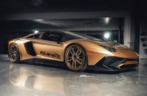 lambo aventador sv gold