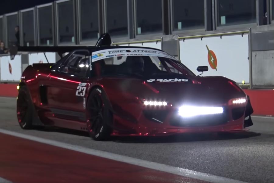 Τρομακτικό Honda NSX τα δίνει όλα στην πίστα (+video)