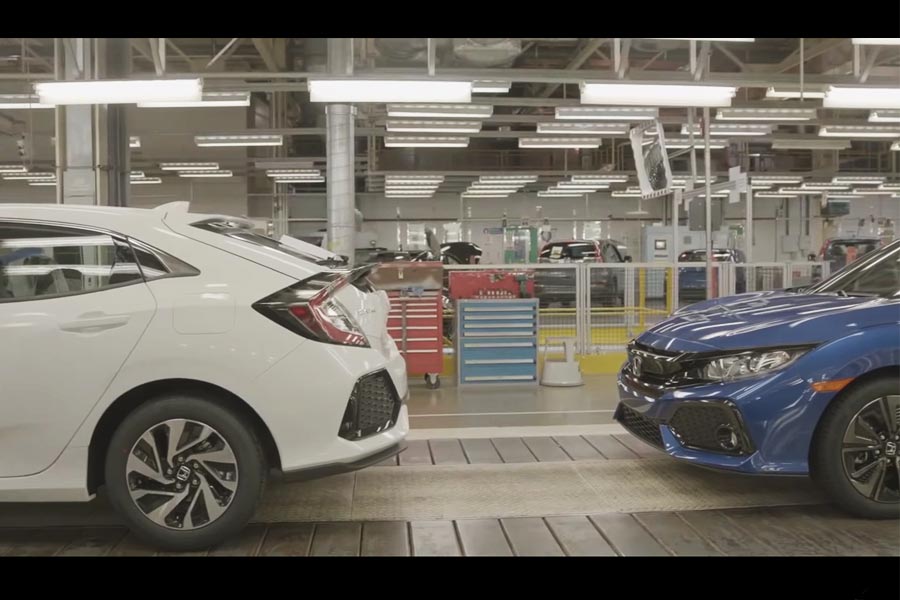 Πως παράγεται το νέο Honda Civic στην Αγγλία (+video)