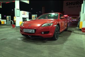 mazda rx8 gas station