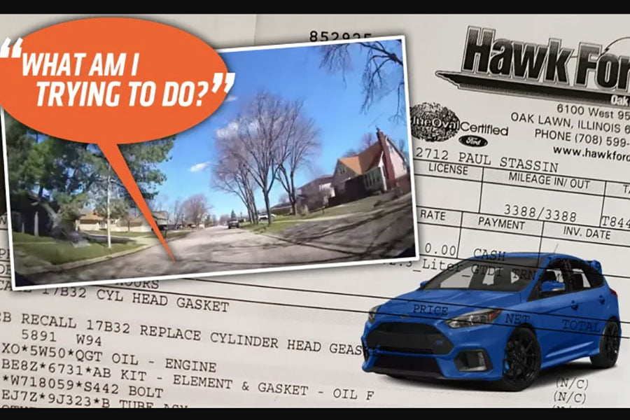 Υπάλληλος συνεργείου μαθαίνει να οδηγεί σε Focus RS πελάτη! (+video)