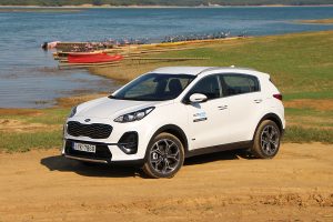 Kia Sportage plastira lake