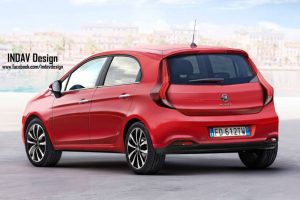 fiat punto rendering