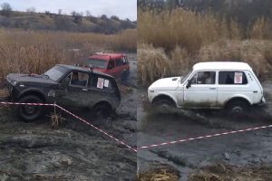 Lada Niva off roading