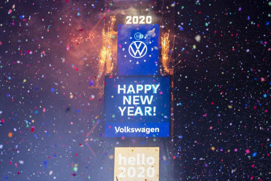 Καλή χρονιά με τη VW στην Times Square!
