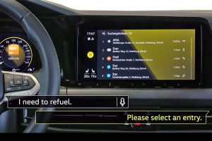 VW Golf Voice Control