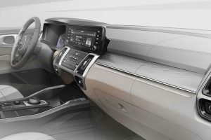 kia sorento interior teaser