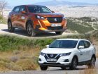 Peugeot 2008 vs Nissan Qashqai 900x600