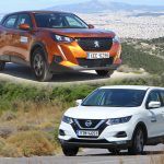 Peugeot 2008 vs Nissan Qashqai 900x600