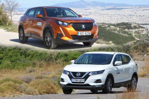 Peugeot 2008 vs Nissan Qashqai 900×600