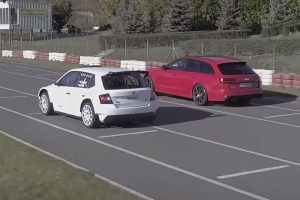 audi rs6 vs skoda fabia r5