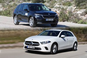 Mercedes-A160-VS-Skoda-Kamiq