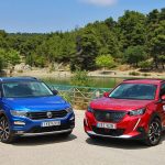 Peugeot 2008 vs VW T-Roc (1)