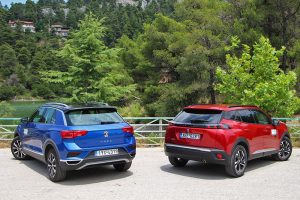 Peugeot 2008 vs VW T-Roc (2)