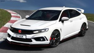 new honda civic type r rendering