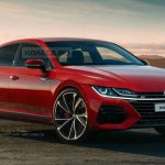 new vw arteon rendering