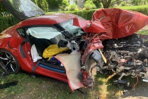 wrecked supra test drive