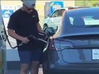 Tesla-Model-3-gas-station