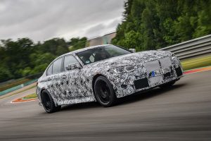 new bmw m3 on track