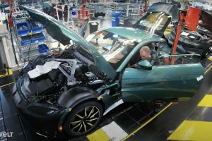 aston martin vantage assembly line