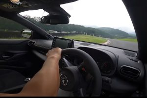 toyota gr yaris on track