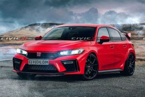 2022 honda civic type r rendering 3