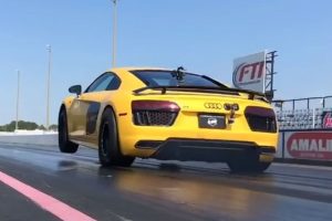 audi r8 3000hp wheelie