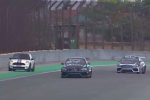 mini accidental on track