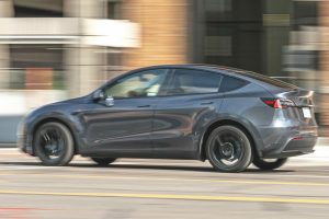 tesla model y roof off