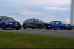 3 turbo vs golf r vs impreza wrx