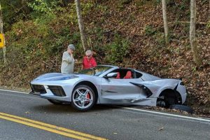corvette knocked out