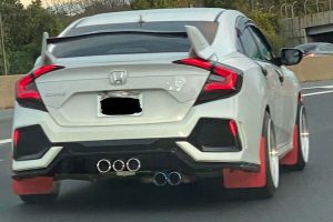 honda civic sedan 5 exhaust tips