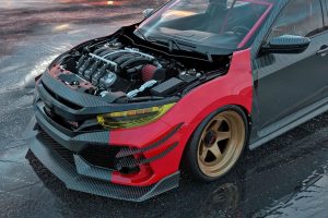 honda civic type r v8