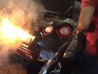 nissan gt-r in flames 2