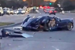 pagani huayra teen crash